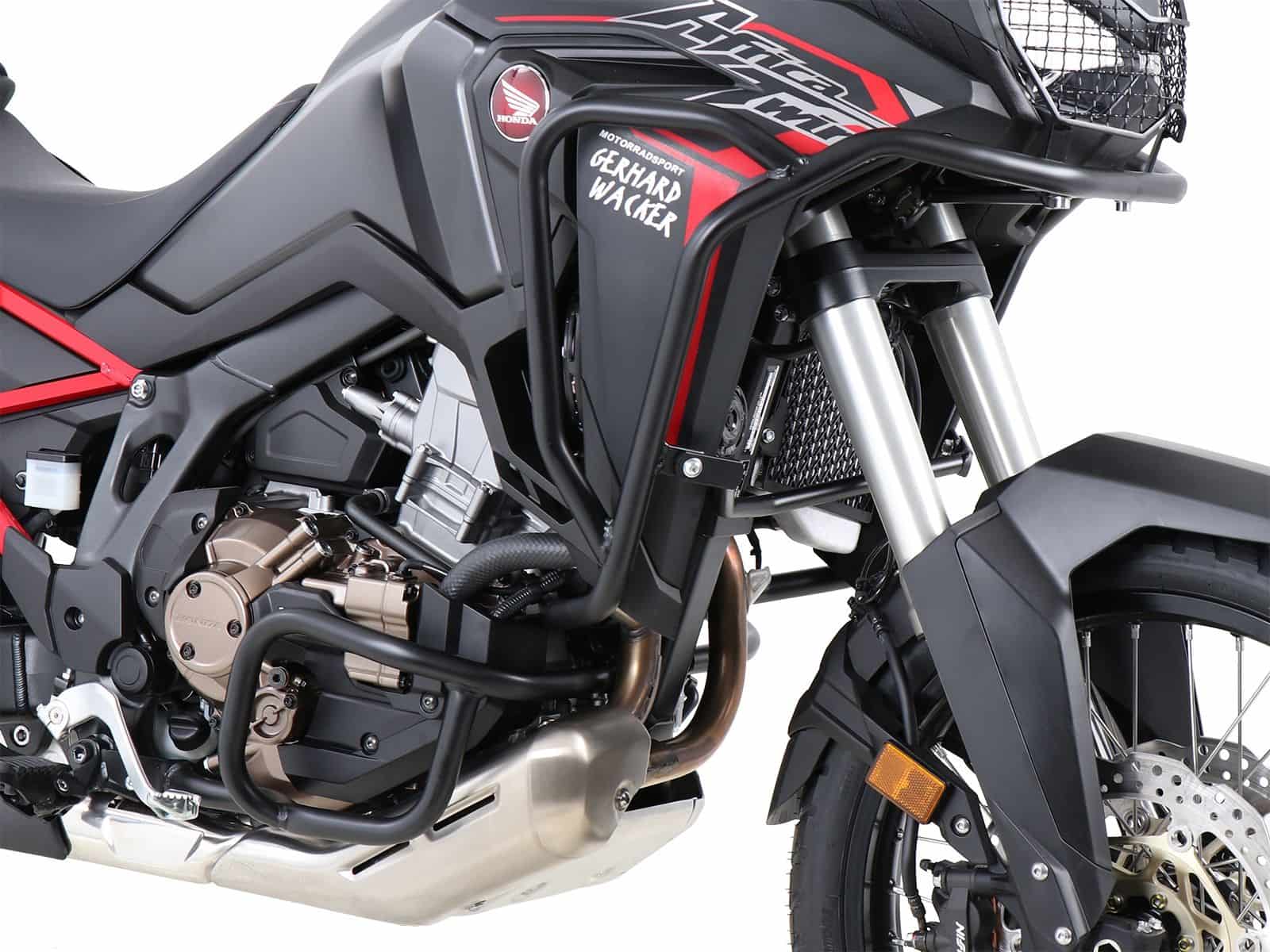 Barra di protezione serbatoio nera per Honda CRF 1100 L Africa Twin (20-23) Hepco & Becker