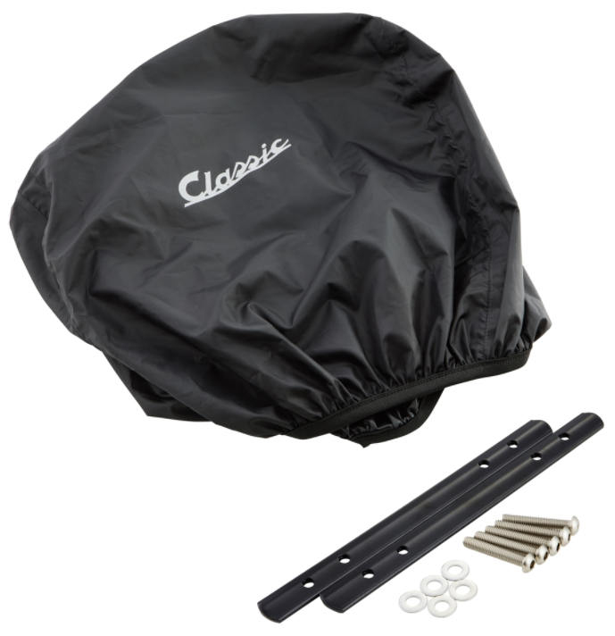 Cestino portabagagli Classic con portapacchi per Vespa Primavera/​Sprint 50-150ccm, marrone