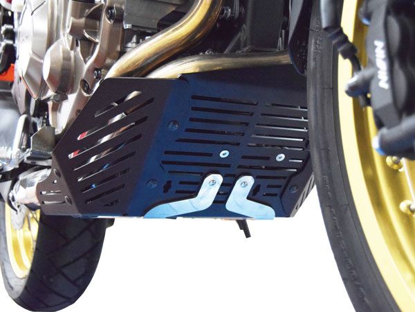 Piastra di protezione del motore in alluminio per Honda CRF 1000 L Africa Twin, nera