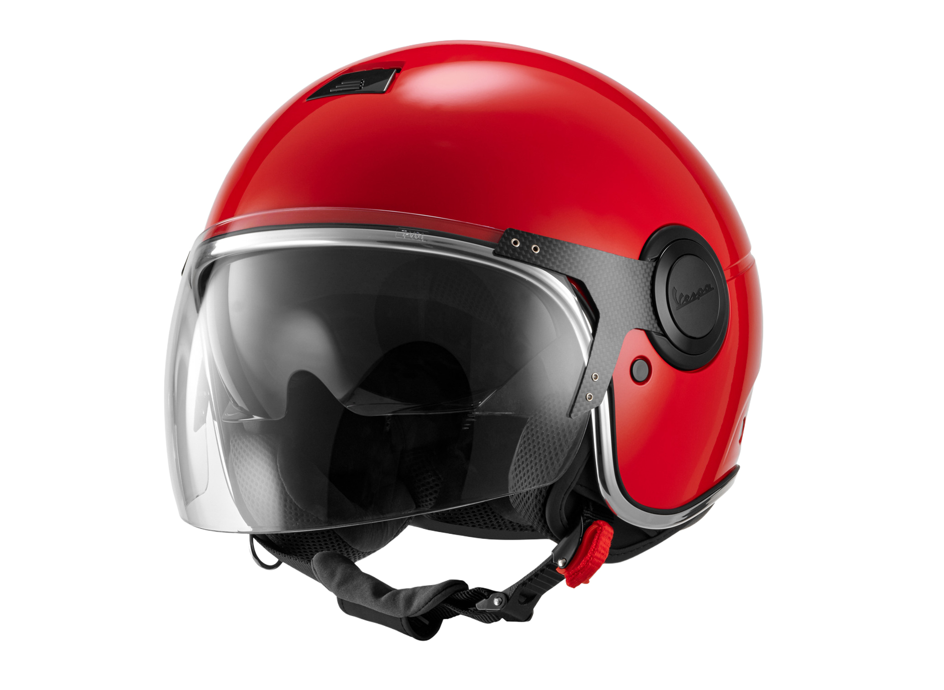 Casco jet Vespa, Vespa Argentario, rosso