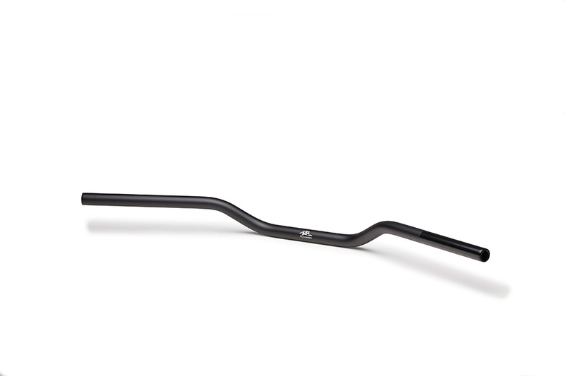 Manubrio HIGHSIDER pro Superbike A01 nero sabbiato, alluminio, 7/8 di pollice