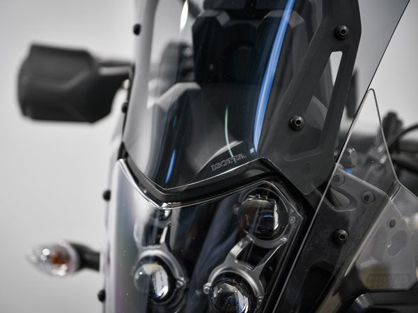 Parabrezza extra alto grigio fumo per Yamaha Ténéré 700 (19-24)