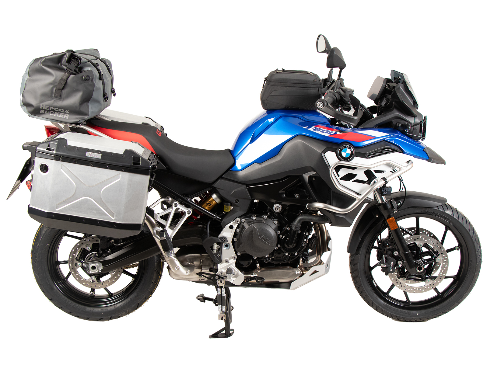 Estensione del portapacchi per la combinazione con il portapacchi originale in acciaio inox per BMW F 800 GS (24-)