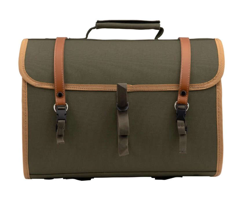 Borsa "Classic" grande per Vespa, in tela, oliva