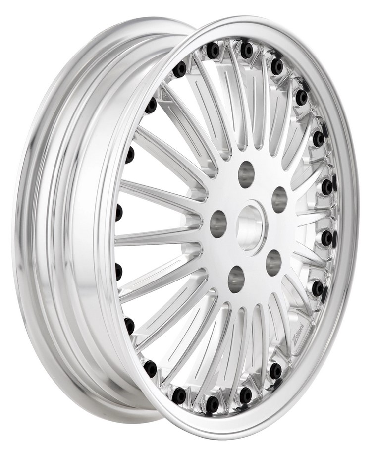 Cerchio Sport Classic anteriore/posteriore per Vespa GTS/GTS Super/GTV/GT/946 125-300ccm, argento