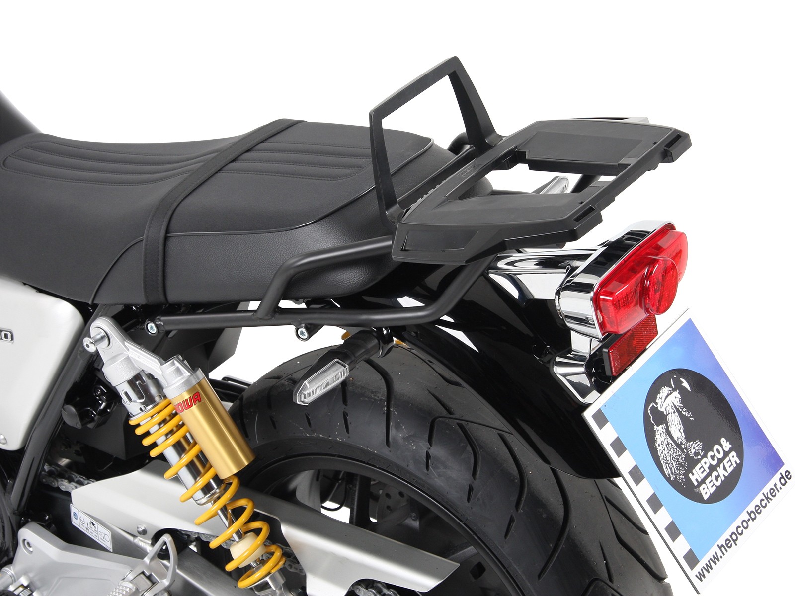 Porta bauletto Alurack nero per Honda CB 1100 EX /RS (17-20) Hepco & Becker