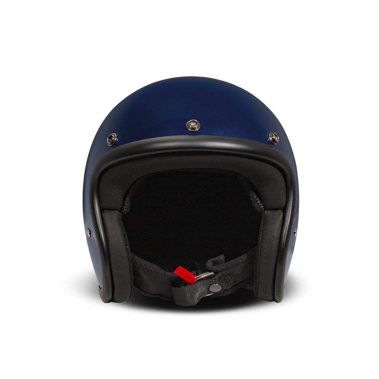 DMD Jet Helmet Retro, blu, glitter, Deep Blue, fibra di vetro, ECE 22.06