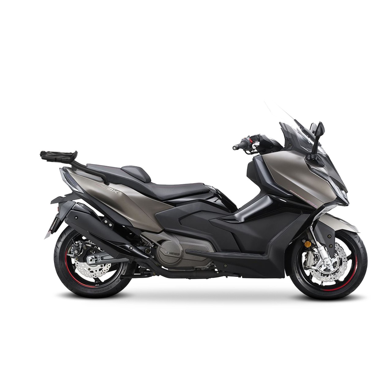 Portapacchi Shad Top Case verniciato nero per Kymco AK 550 Premium (23-25)