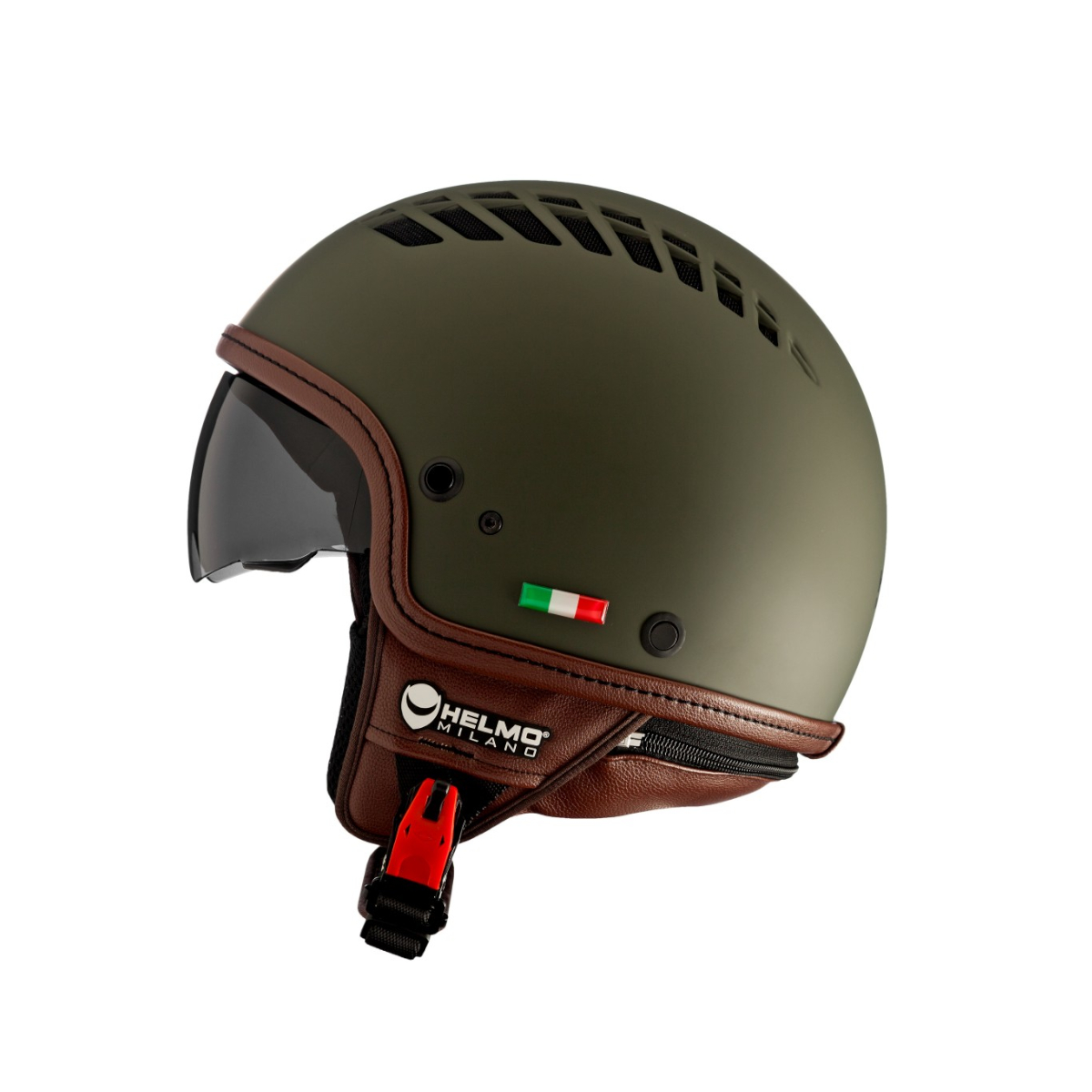 Helmo Milano Demi Jet, ViaColVento, verde, opaco