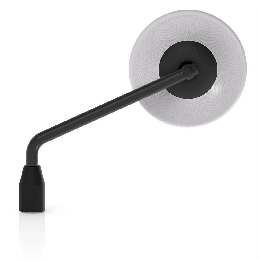 Specchio RIZOMA E-POP per Vespa sinistra o destra, nero/grigio