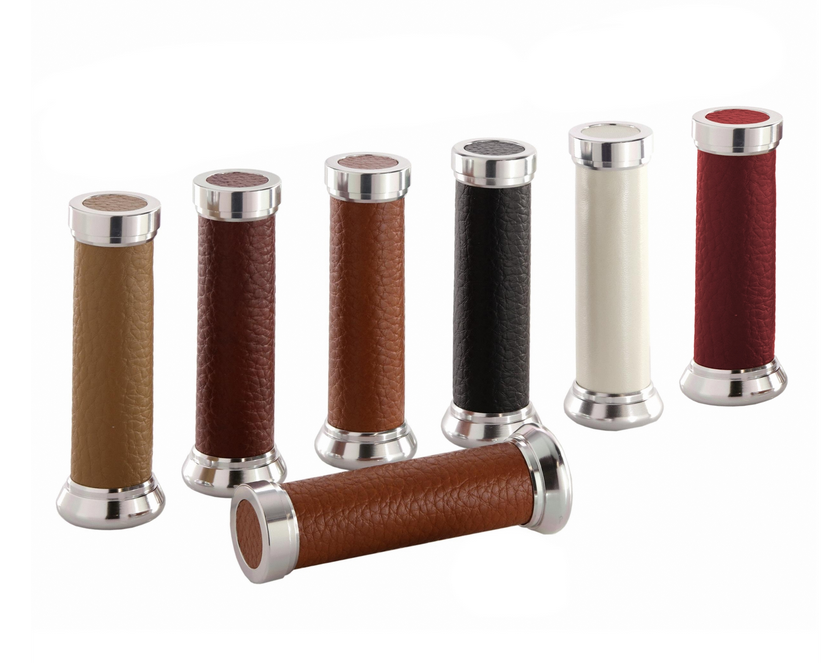 Manopole Retro Ø 24/24 mm, L 130 mm per Vespa ET2/ET4/LX/LXV/S/Primavera/Sprint 50-150ccm, beige
