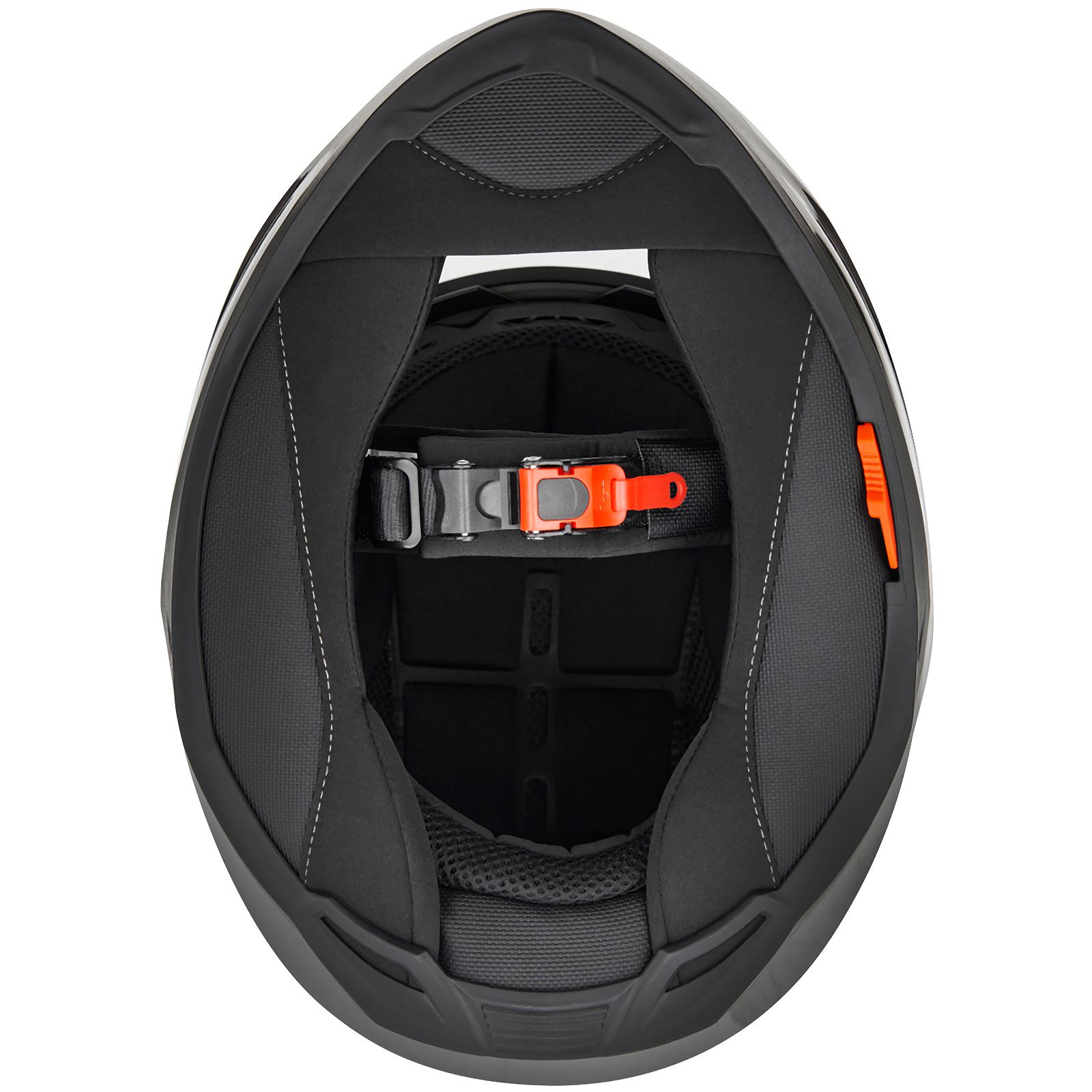 Casco integrale Germot GM 330, nero/bianco opaco
