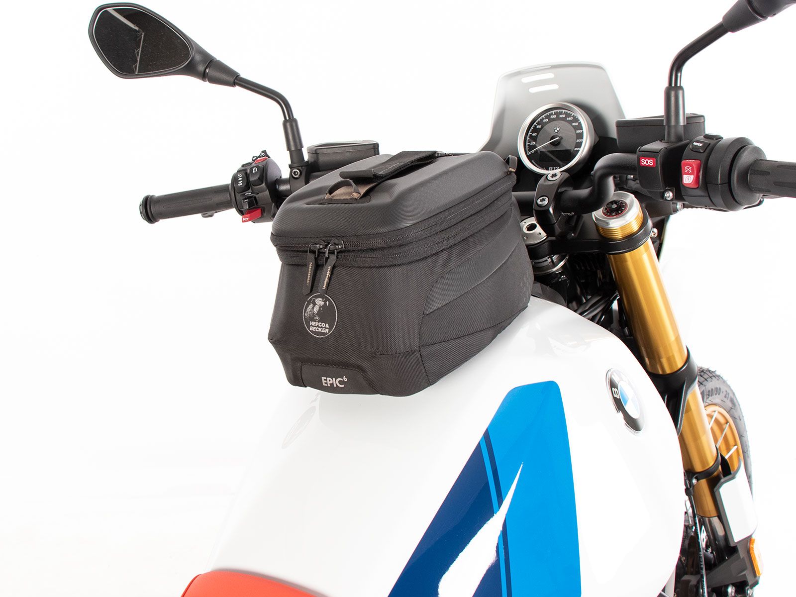 Anello serbatoio di base con blocco borsa serbatoio per BMW R 12 G/S (25-) Hepco & Becker