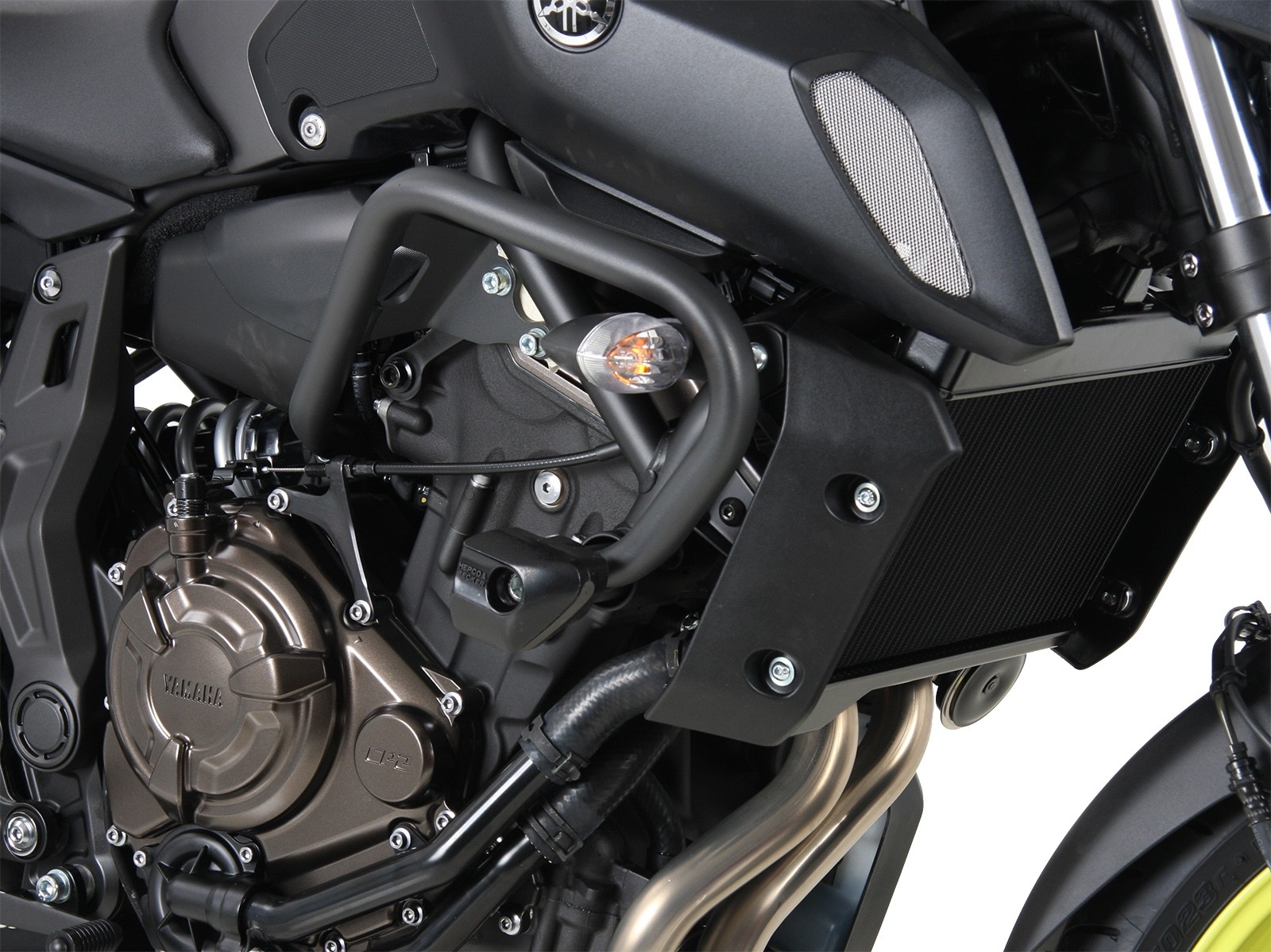 Barra protezione motore antracite per Yamaha MT-07 (Bj.18-) Hepco & Becker