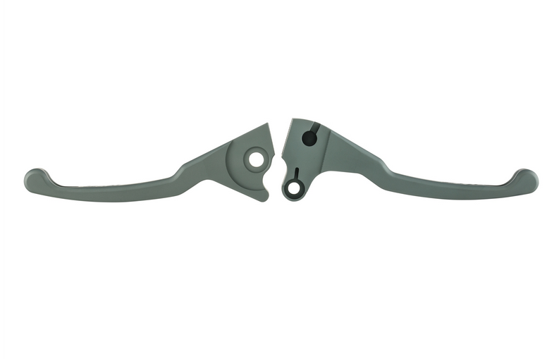 Set di leve sportive per Vespa LX /LXV /S /Primavera /Sprint 50-150cc, grigio opaco