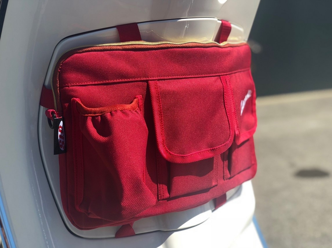 Borsa "Classic" per bagagliaio/guantiera Vespa - rosso, nylon