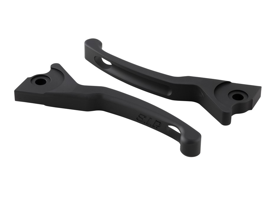 Set di leve sportive freno Shorty per Vespa, destra e sinistra, nero opaco