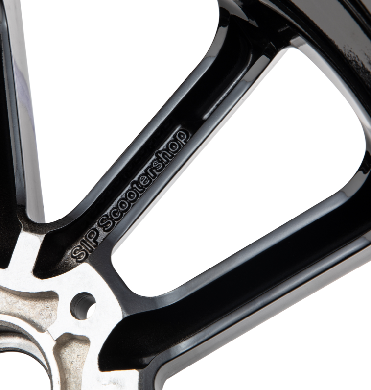 Cerchio anteriore/posteriore 13" per Vespa GTS/GTS Super/GTV/GT 60/GT/GT L 125-300ccm, nero lucido