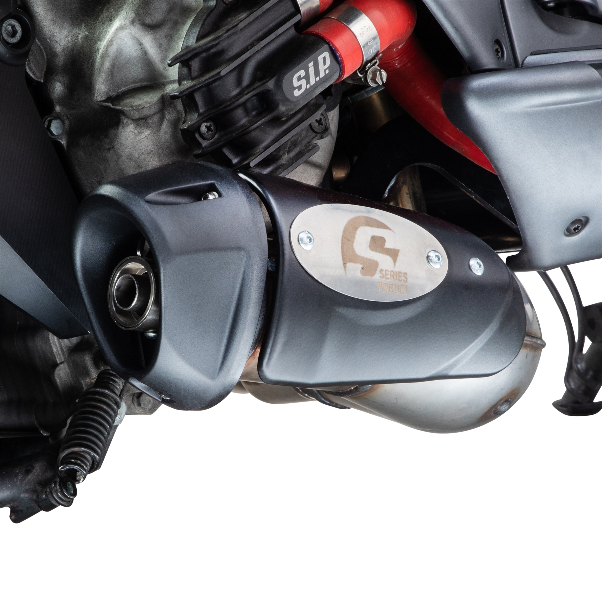 Scarico racing per Vespa GTS/​GTS Super/​GTV/​GT 60 125-300ccm i.e., 4T, LC, inox