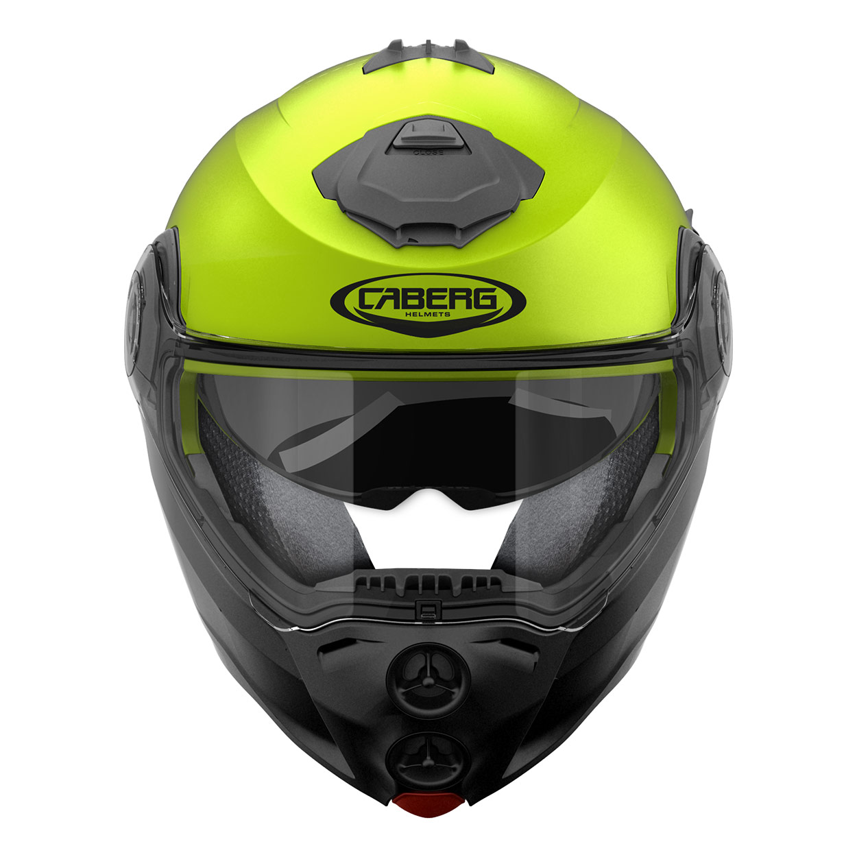 Caberg Casco Droid Hi Vizion, giallo fluo/nero