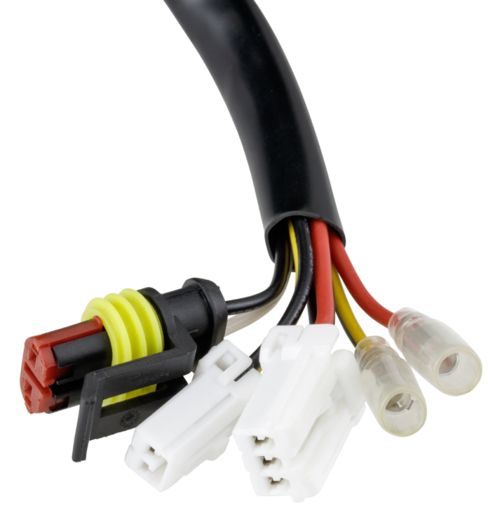Fanale posteriore LED rosso per Vespa Primavera/​Sprint 50-150ccm, bordo - nero opaco