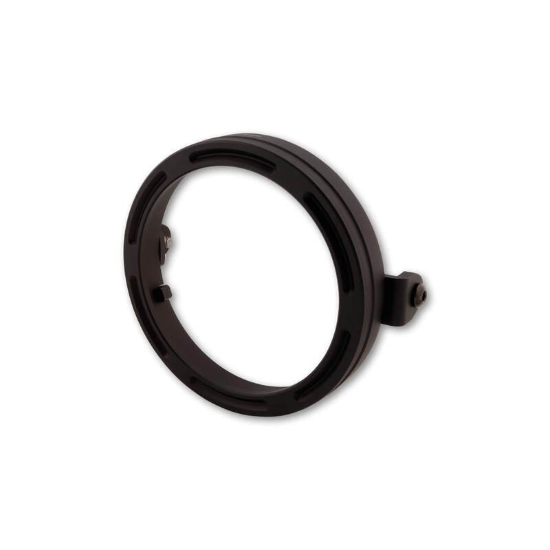 HIGHSIDER pro 7 pollici anello portalampada Frame-R1 Nero CNC, montaggio laterale