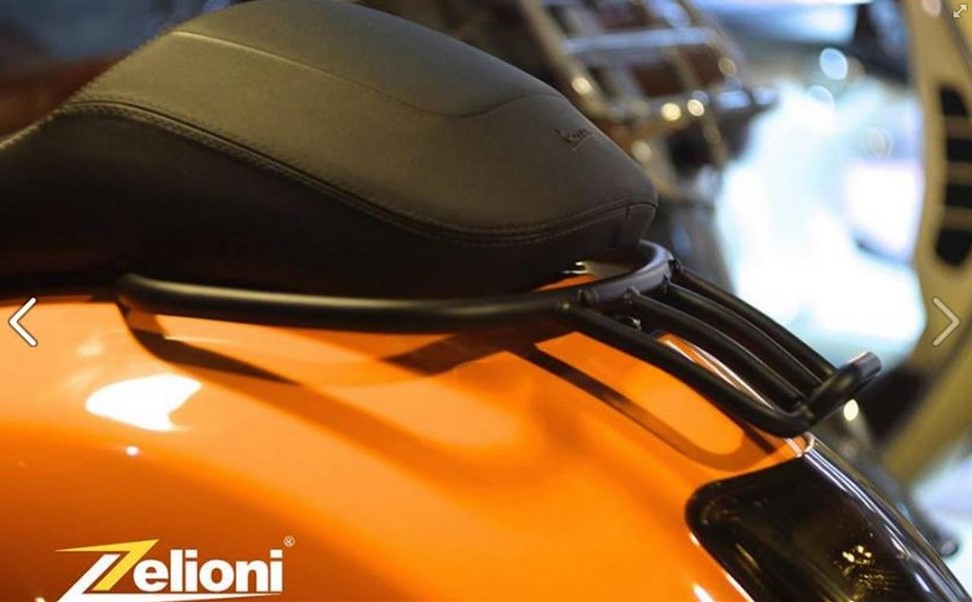 Portapacchi posteriore per Vespa GTS/GTS Super/GTV/GT 60/GT L 125-300cc 4T LC, nero
