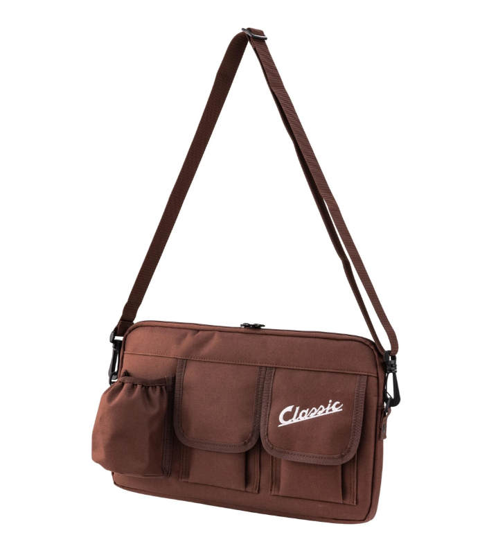 Borsa "Classic" per bagagliaio/guantiera Vespa, nylon, marrone tabacco