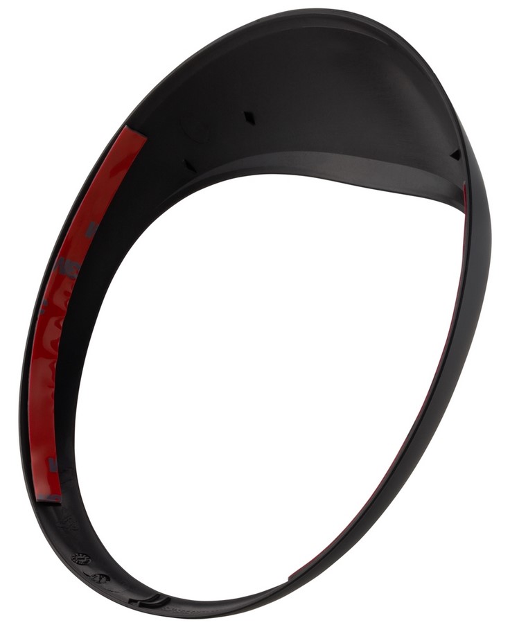 Anello lampada per Vespa GTS/GTS Super/GT/GT L 125-300cc, nero opaco