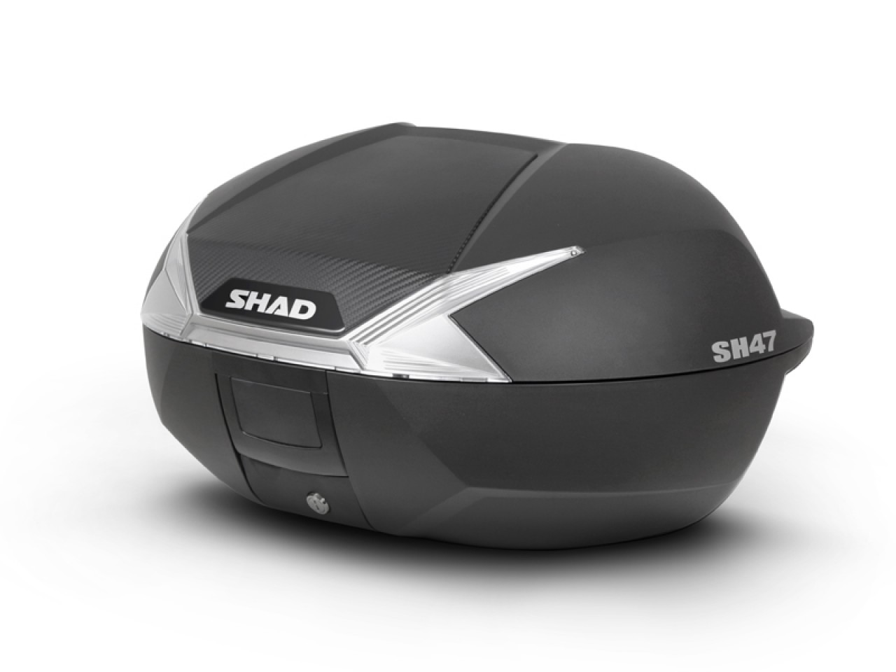 Shad Top Case SH47 con riflettore bianco, 47l