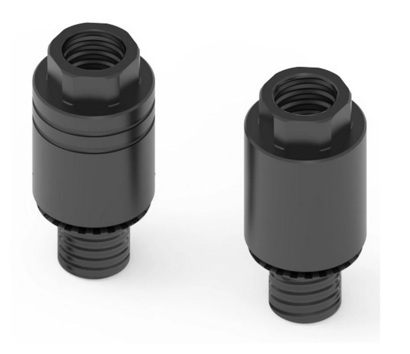 Adattatore specchio RIZOMA "Direct Mount" per specchio E-Pop/One per Vespa GTS/GTS Super (`23-), nero