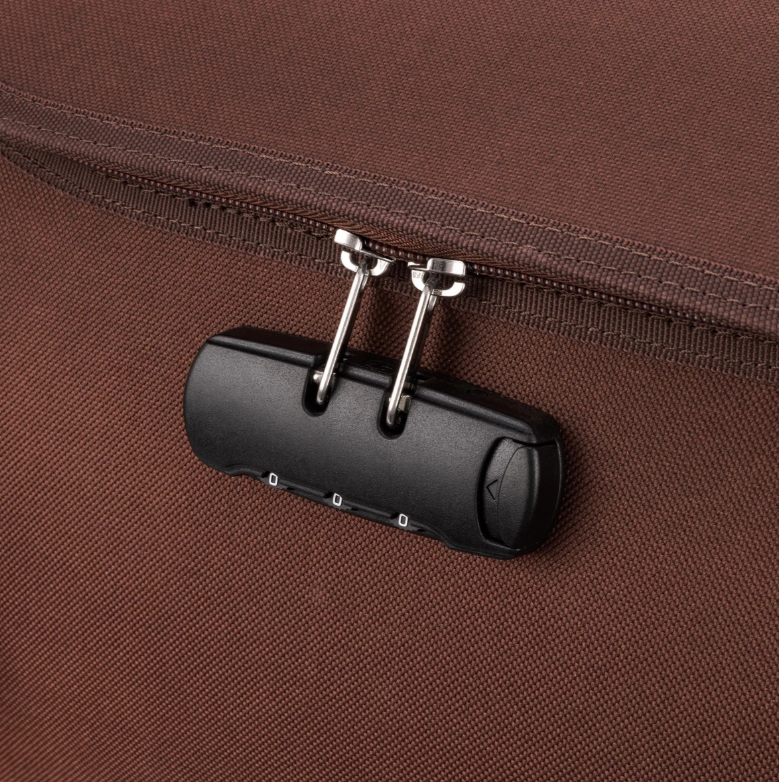 Borsa "Classic" grande per Vespa, in nylon, marrone tabacco