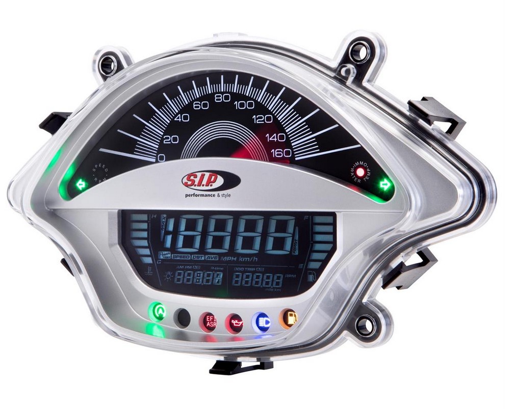 Contagiri / tachimetro per Vespa GTS/GTS Super 300cc FL ('14-), argento