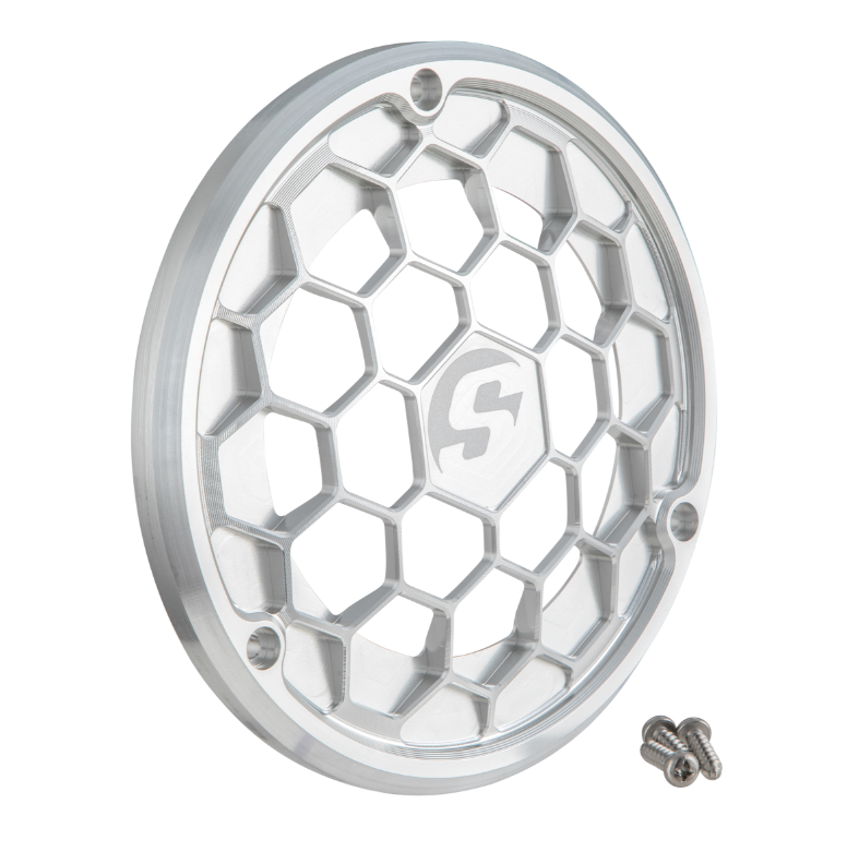 Copriventola per Vepsa LX/S/Primavera/Sprint/946, argento opaco