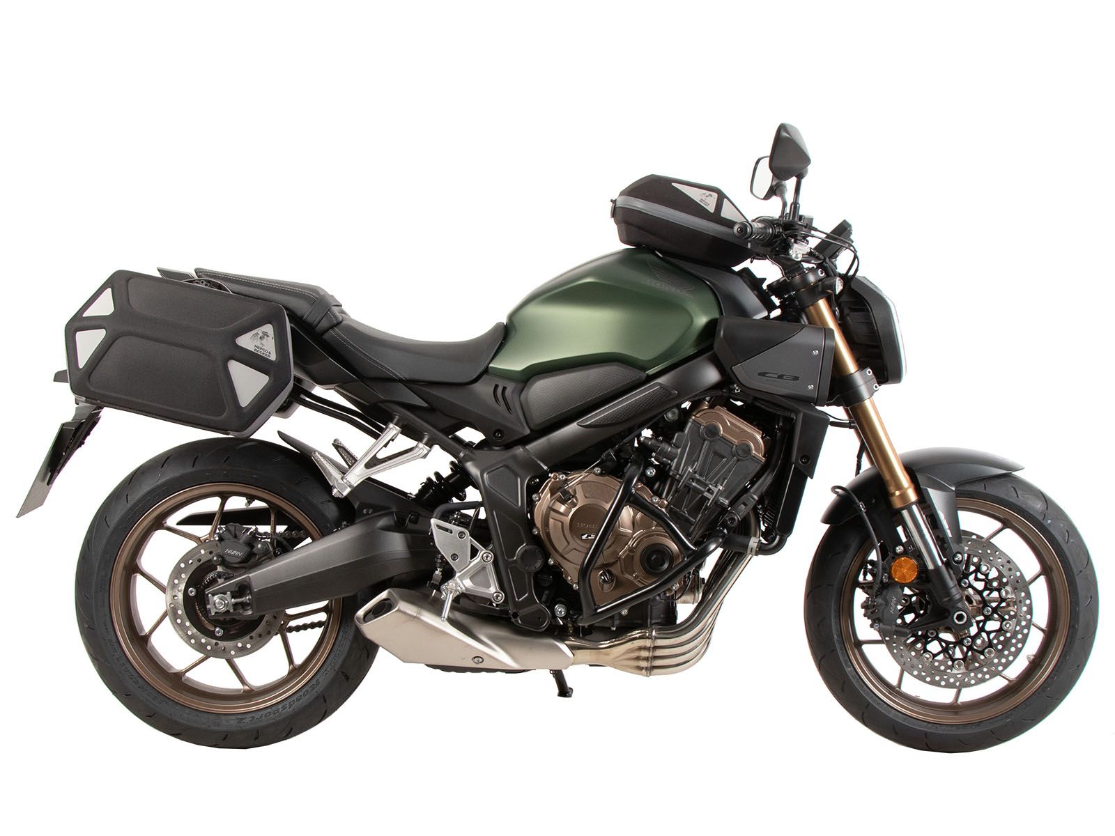 Portapacchi laterale C-Bow nero per Honda CB 650 R / E-Clutch (24-) Hepco & Becker