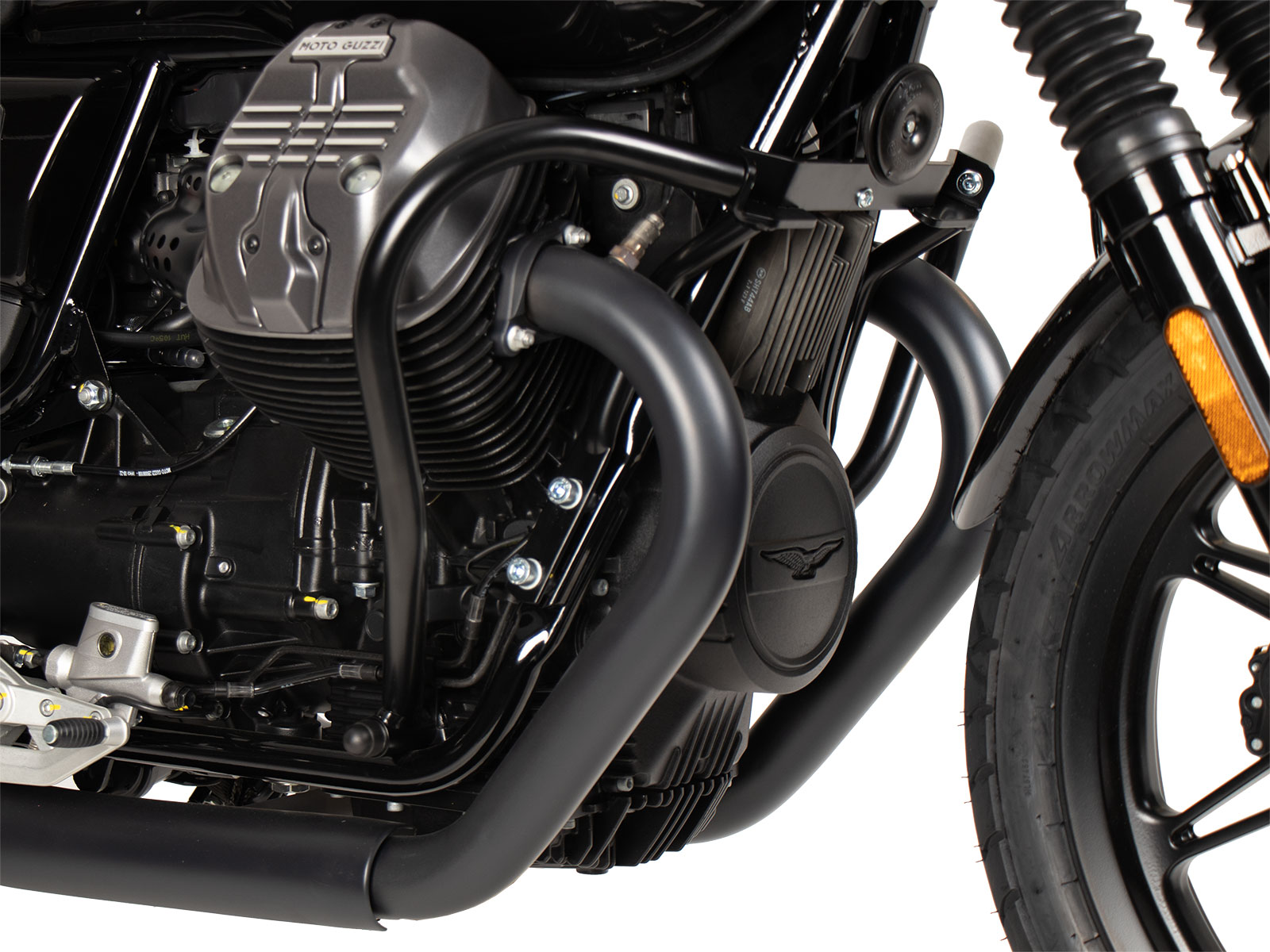 Para motore nero per Moto Guzzi V7 Stone Special Edition (22-) Hepco & Becker