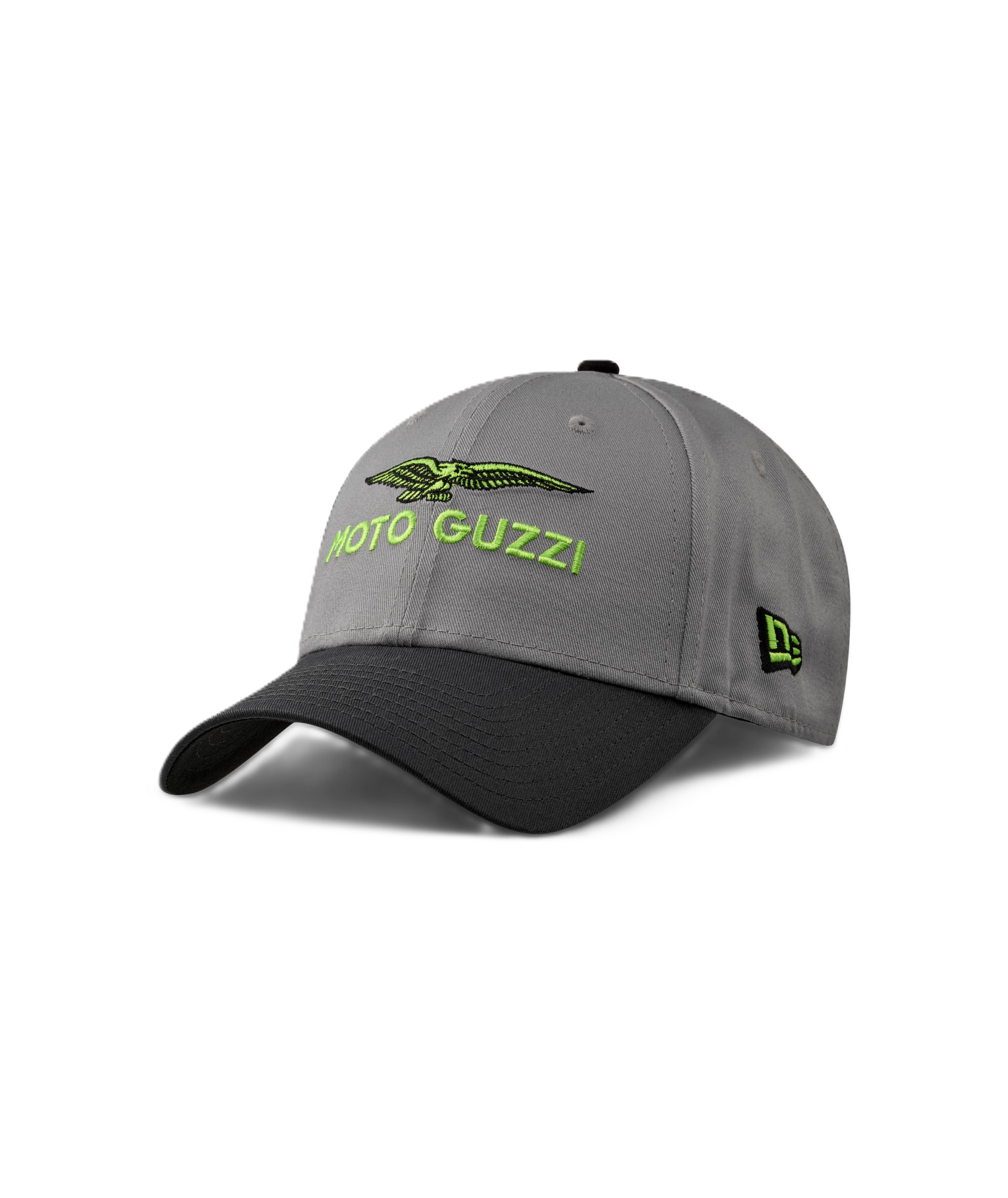 Cappellino da baseball Moto Guzzi New Era 9Forty grigio e nero