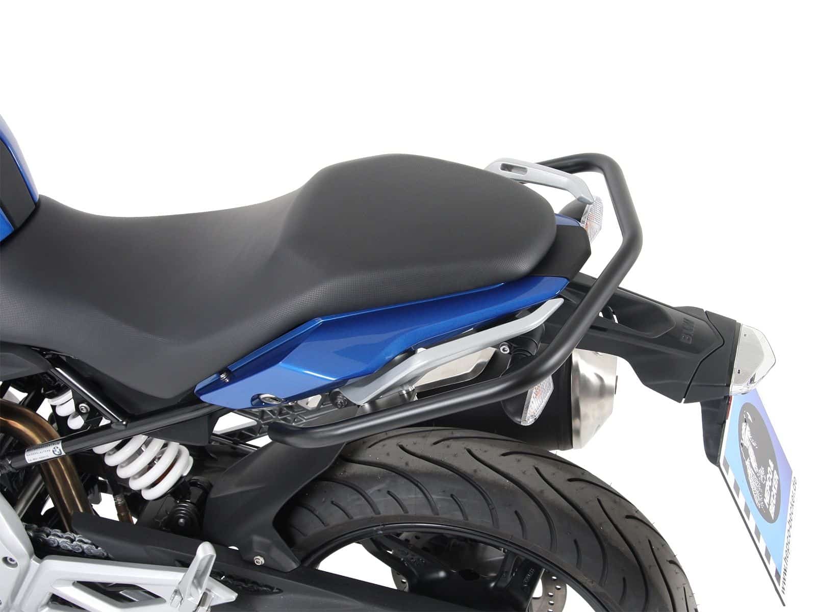 Barra di protezione posteriore nera per BMW G 310 R (16-) Hepco & Becker