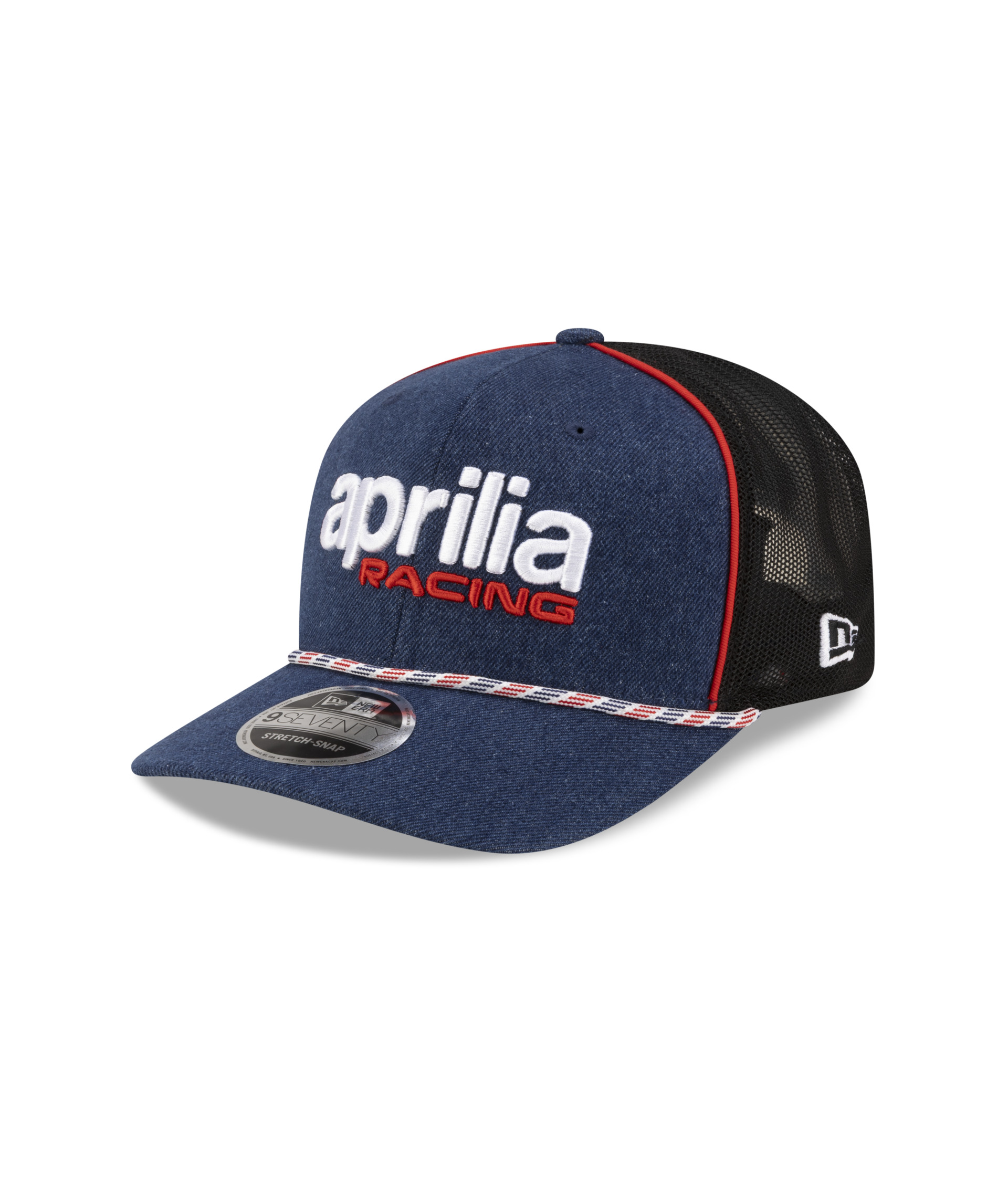 Cappellino da baseball Aprilia Replica Austin New Era 9Seventy nero-blu