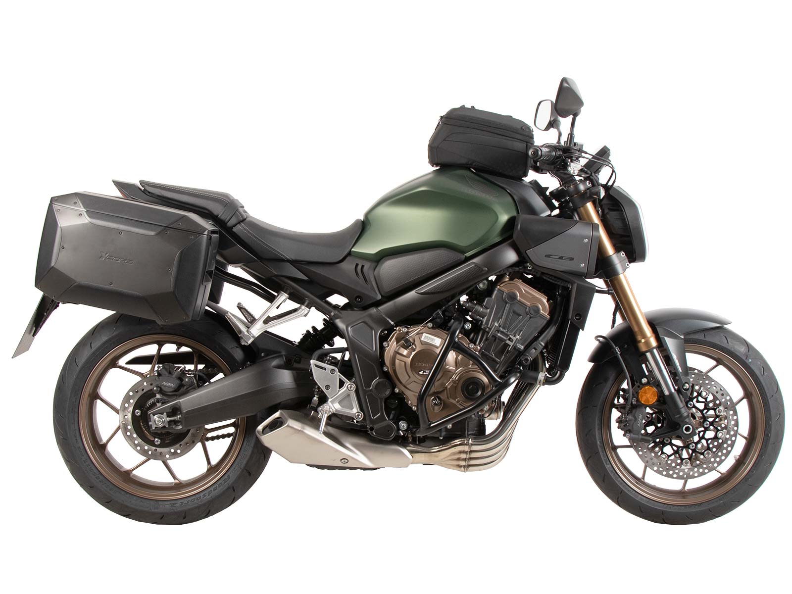 Portapacchi laterale C-Bow nero per Honda CB 650 R / E-Clutch (24-) Hepco & Becker