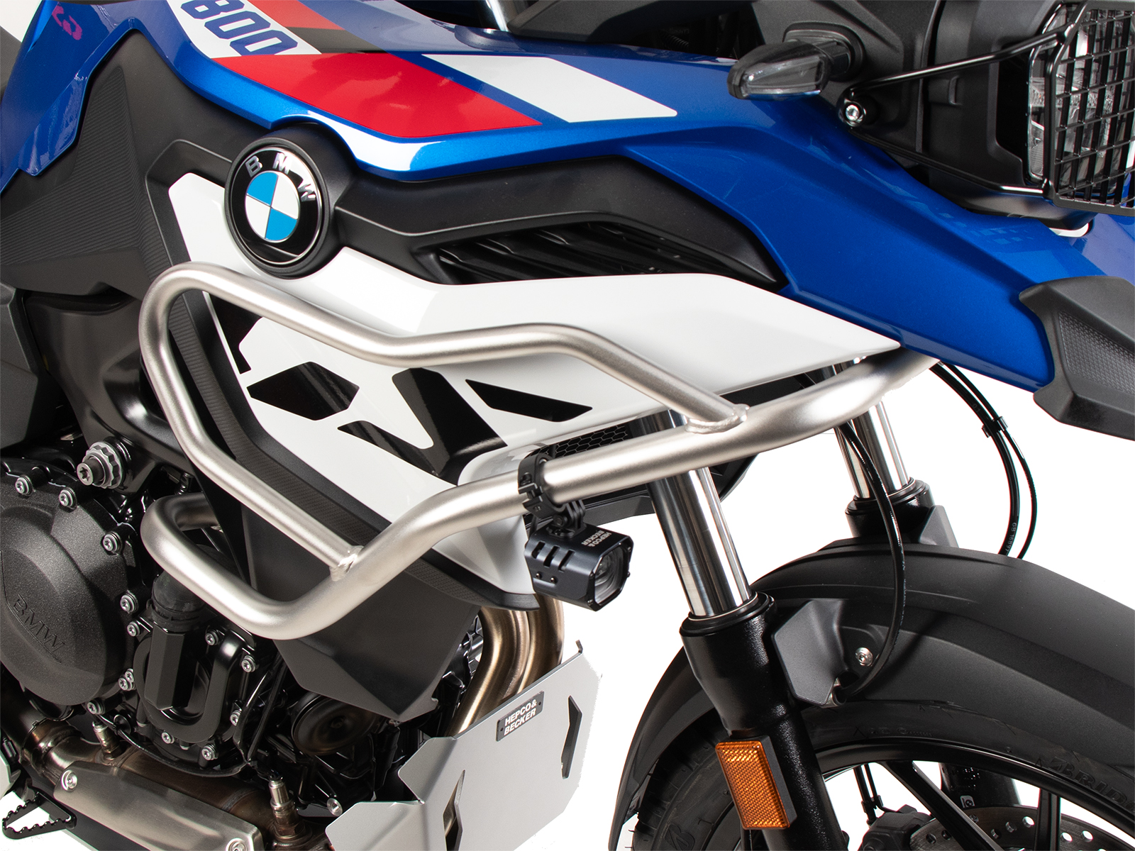 Protezione serbatoio in acciaio inox per BMW F 800 GS (24-) Hepco & Becker