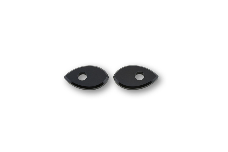 HIGHSIDER Piastre di montaggio intelligenti Distanziatore Indy in alluminio nero, per Honda