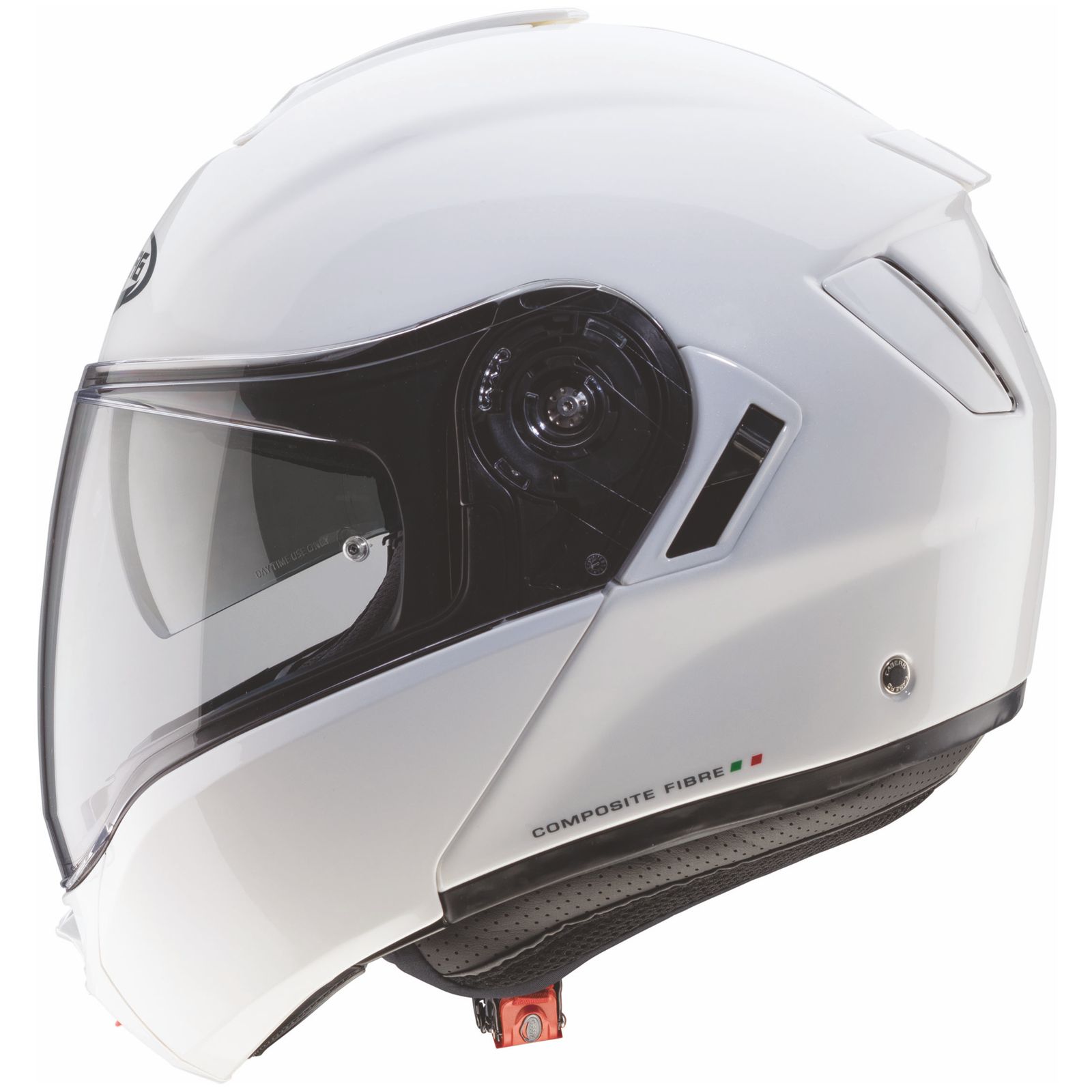 Caberg Casco Levo, bianco metallizzato