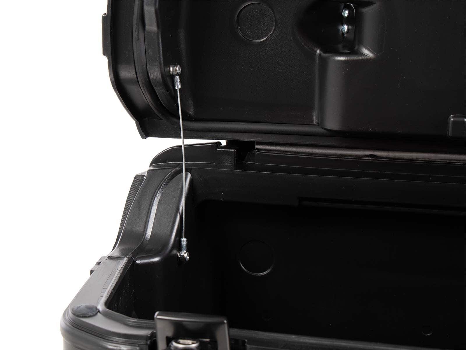 Set di valigie Gobi Black Edition con gancio per bagagli Hepco & Becker