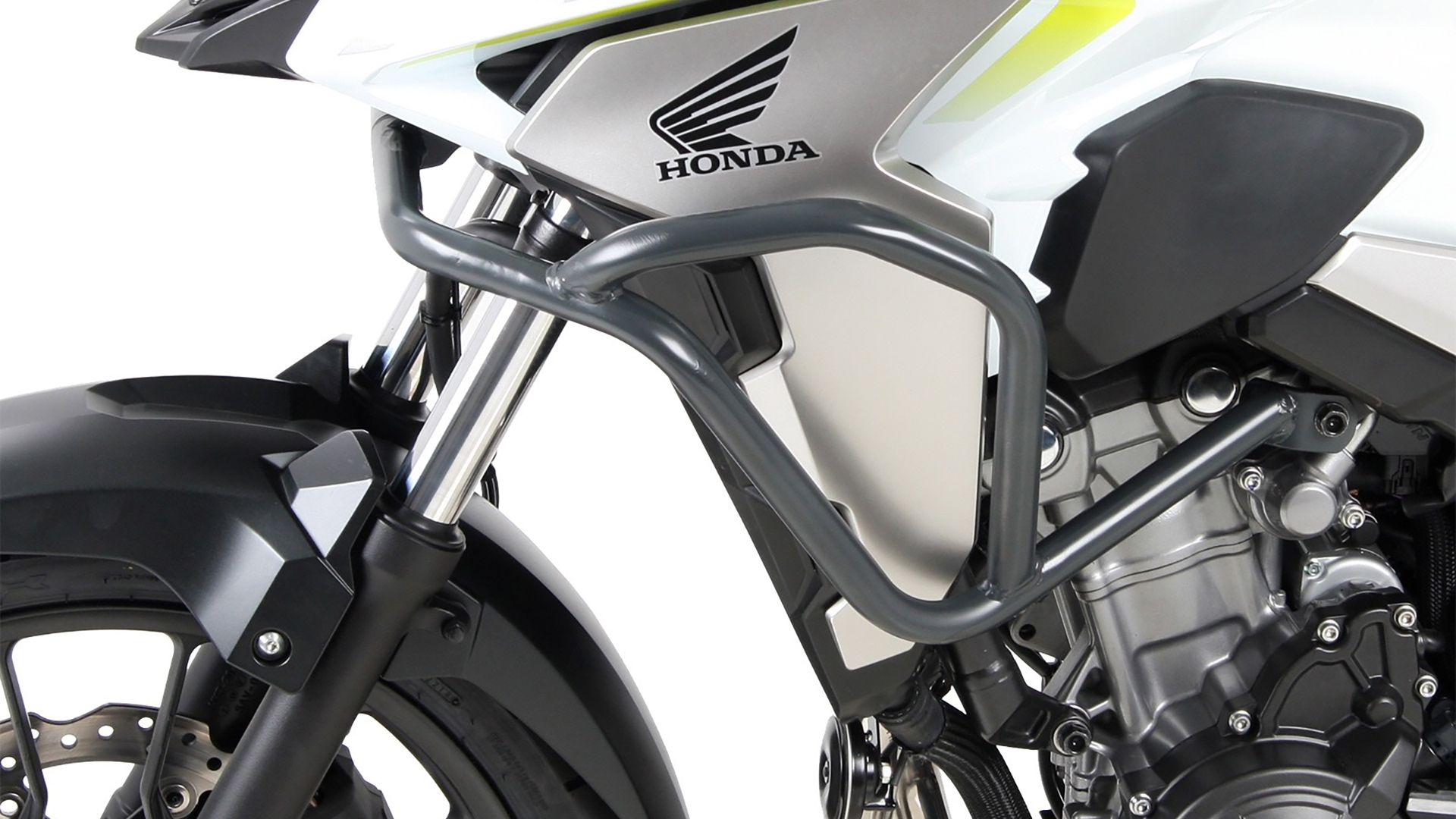 Barra di protezione serbatoio antracite per Honda CB 500 X (19-23) Hepco & Becker