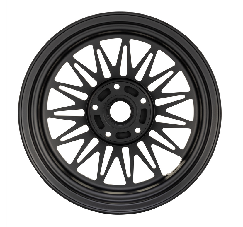 Cerchio Comb 2 anteriore/posteriore 12" per Vespa GTS/GTS Super/GTV/GT/946 125-300ccm, nero opaco