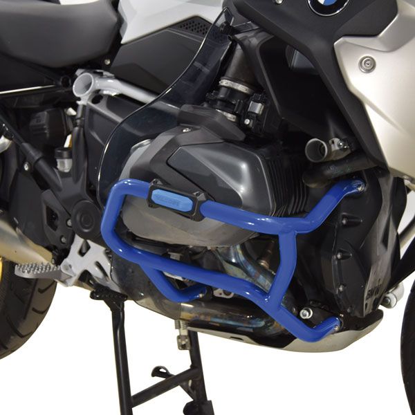 Barra di protezione inferiore per BMW R 1250 GS, ferro, blu