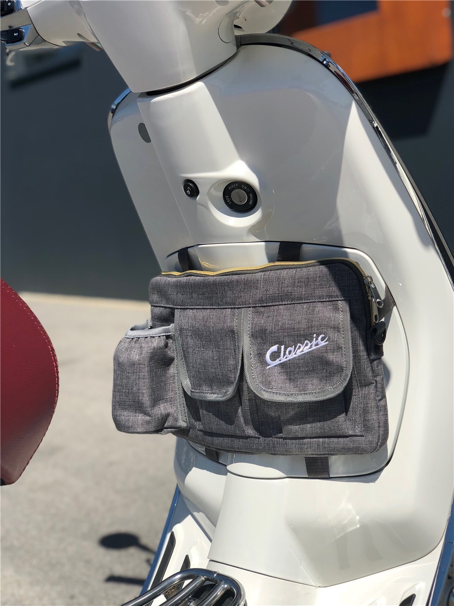 Borsa "Classic" per bagagliaio/guantiera Vespa - grigio, nylon
