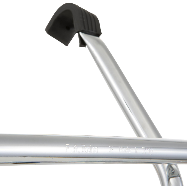 Portapacchi anteriore per Vespa PX 80-200cc, pieghevole, cromato