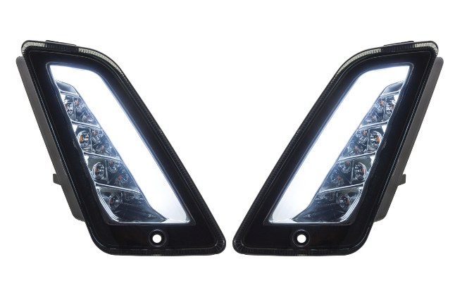 Kit indicatori di direzione anteriori e posteriori per Vespa GTS/GTS Super/GTV 125-300cc ('14-), colorati